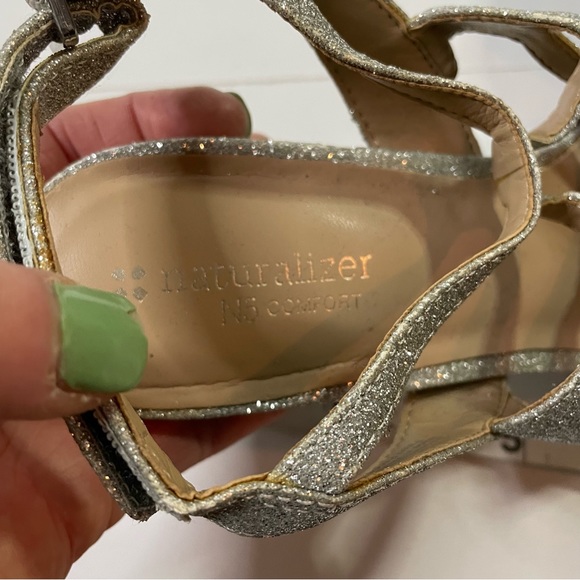 Naturalizer 4” Dianna Sparkly Heel Shoes Formal Wedding Guest/Wedding Size 9 - Picture 9 of 11